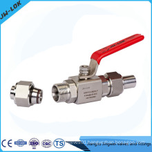 SAE/MS Thread Compression Fitting Ball Valve